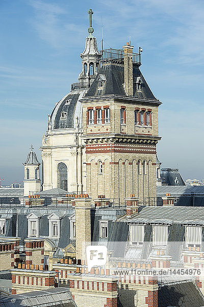 Frankreich. Paris 5. Bezirk. Die Dächer der Sorbonne
