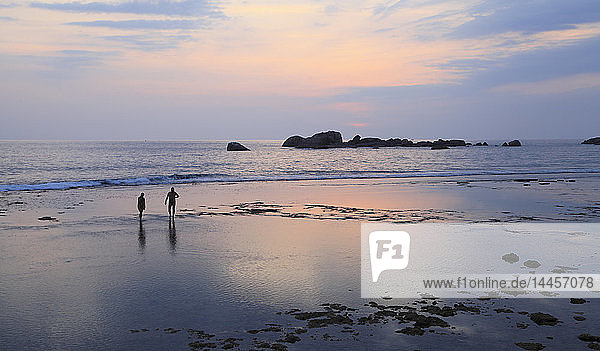 Sri Lanka  Hikkaduwa  beach  sunset