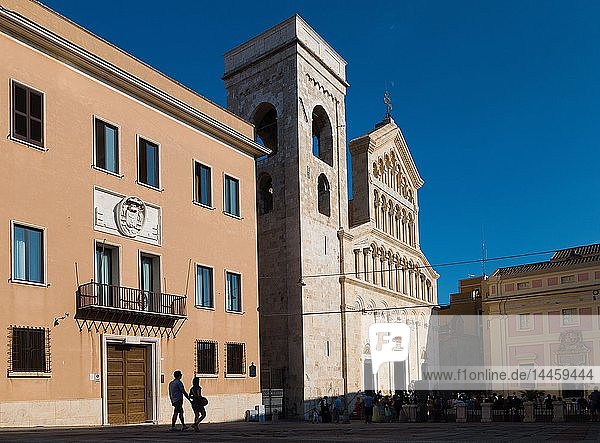 Kathedrale Santa Maria aus dem 13. Jahrhundert  Cagliari  Sardinien  Italien