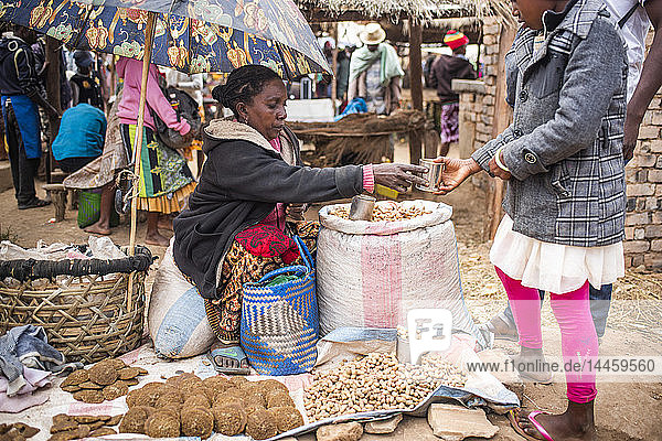 Andohasana Market  near Ranomafana  Madagascar Central Highlands  Madagascar