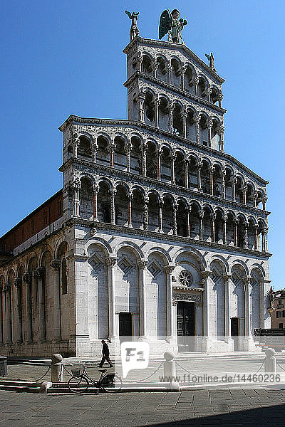 San Michele church  Lucca  Tuscany  Italy