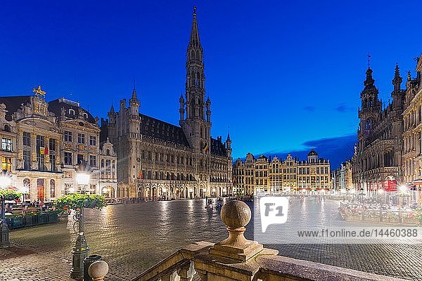 The Grand Place  UNESCO World Heritage Site  Brussels  Belgium
