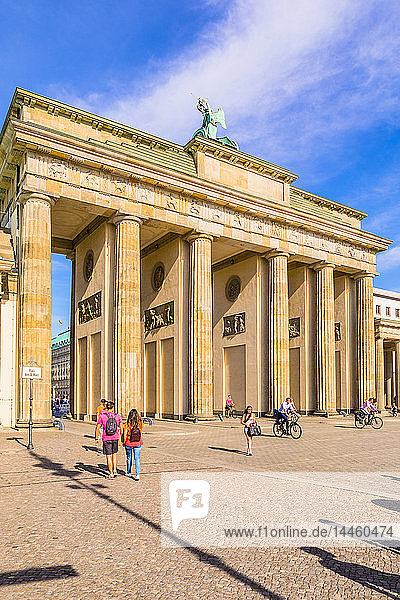 Brandenburger Tor  Berlin  Deutschland