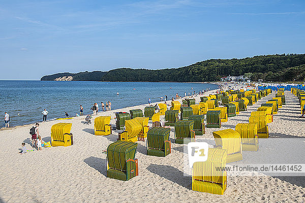 Seaside resort Binz Island of Rugen Mecklenburg-Vorpommern Germany