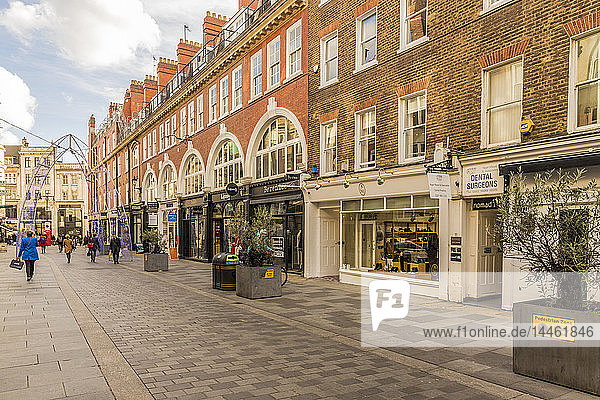 South Molton Street in Mayfair  London  England  Vereinigtes Königreich