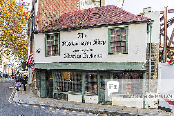 The Old Curiosity Shop in Holborn  London  England  Vereinigtes Königreich