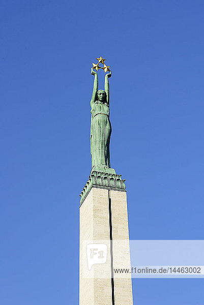 Das Freiheitsdenkmal  Riga  Lettland