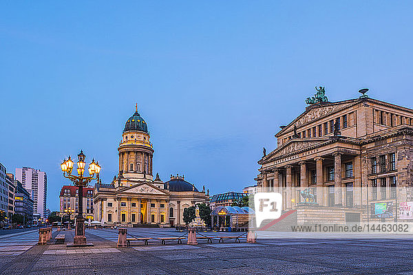 Deutscher Dom und das Konzerthaus am Gendarmenmarkt  Berlin  Deutschland
