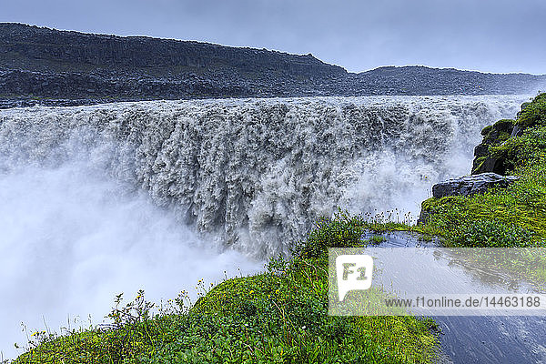 Dettifoss waterfall in Vatnajokull National Park Iceland