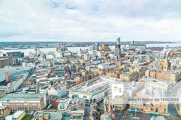 Stadtbild von Liverpool  England