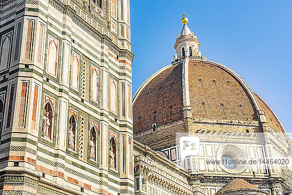 Florenzer Dom (Duomo)  Piazza del Duomo  UNESCO-Weltkulturerbe  Florenz  Toskana  Italien  Europa