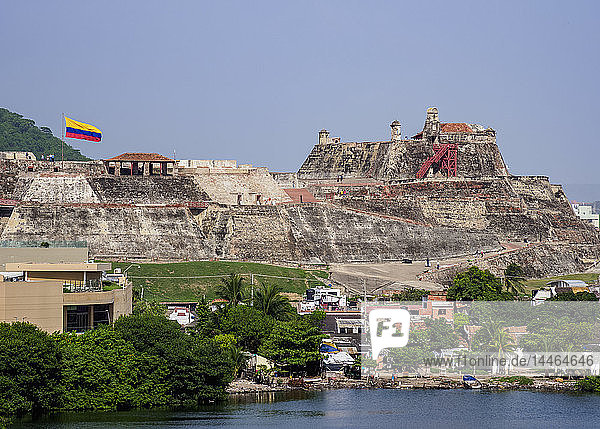 Burg San Felipe  UNESCO-Weltkulturerbe  Cartagena  Departement Bolivar  Kolumbien  Südamerika