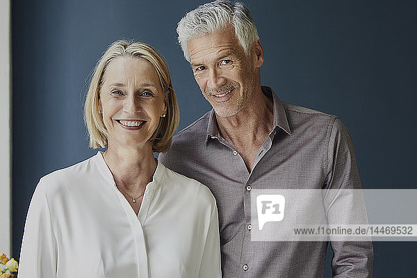 Portrait of smiling mature couple