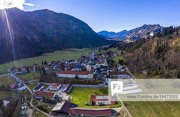 Germany Bavaria Benedictine Abbey Ettal Abbey