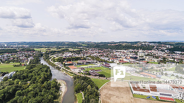 Österreich  Niederösterreich  Luftbild von Amstetten
