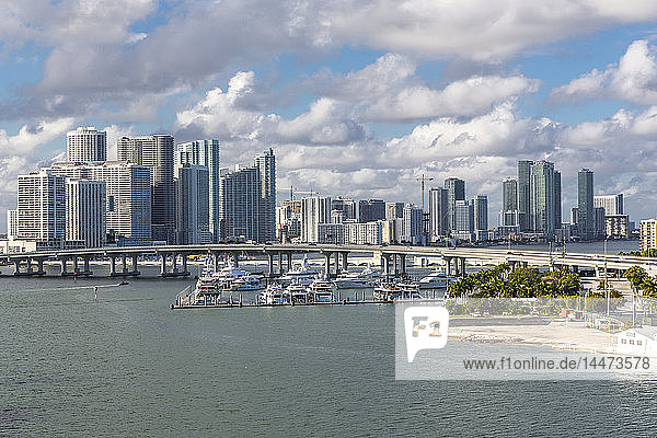 USA  Florida  Skyline der Innenstadt von Miami