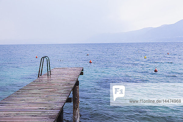 Italy Veneto Lake Garda near Brenzone
