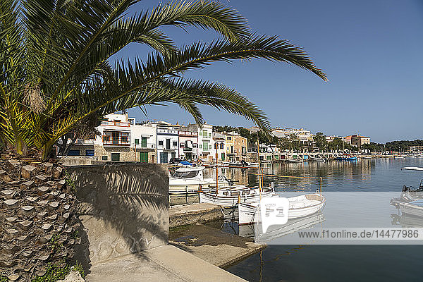 Spanien  Balearen  Mallorca  Portocolom  Fischereihafen