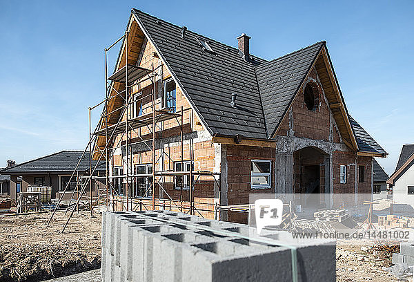 Bulgarien,  Plovdiv,  Einfamilienhaus im Bau