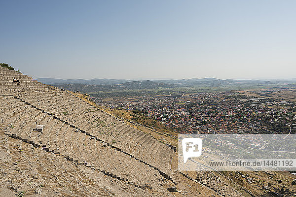 Türkei Bergama Akropolis Amphitheater