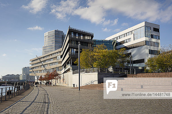 Germany  Hamburg  HafenCity  modern residential and office buildings
