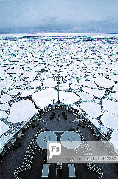 Ship on pack ice