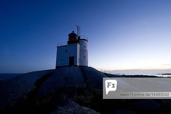 Lighthouse at dusk