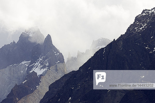 'Cuernos del Paine  ''the Paine Horns''  Torres del Paine National Park  Chile.'