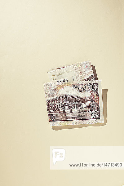 Banknotes studio shot