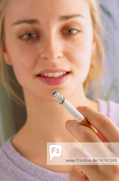 WOMAN SMOKING