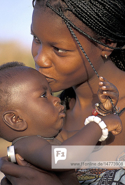 AFRICAN WOMAN & CHILD
