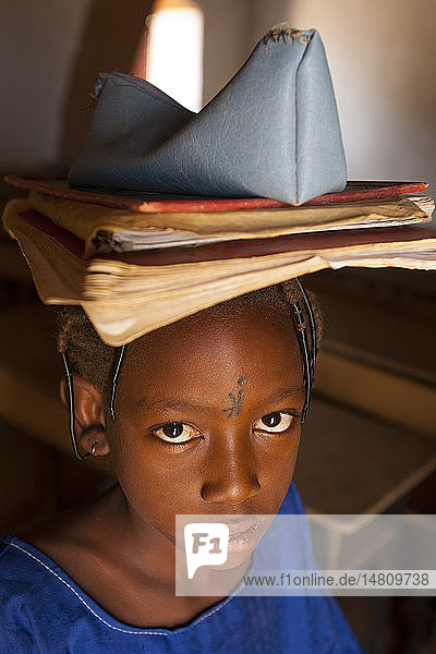 A pupil in Niger.