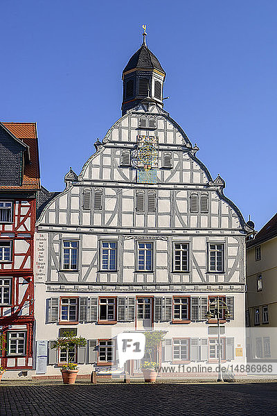Deutschland  Hessen  Butzbach  Altstadt  Rathaus am Marktplatz