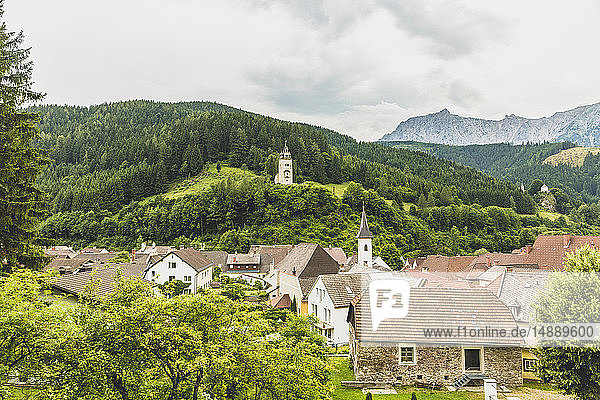 Austria  Styria  Eisenerz  Schichtturm tower