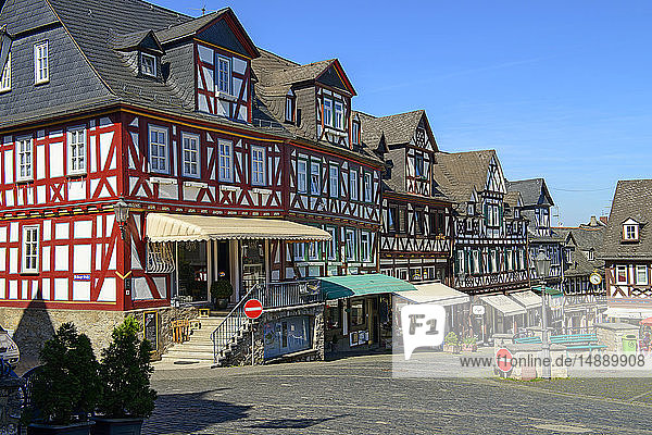 Deutschland  Hessen  Braunfels  Altstadt  Marktplatz