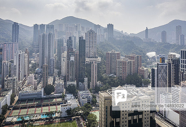 Stadtbild von Hongkong  China