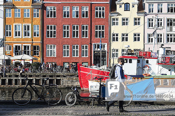 Dänemark  Kopenaghen  Hafen Nyhavn