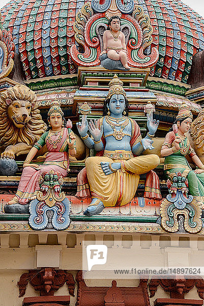 Asien  Singapur  Sri-Mariamman-Tempel