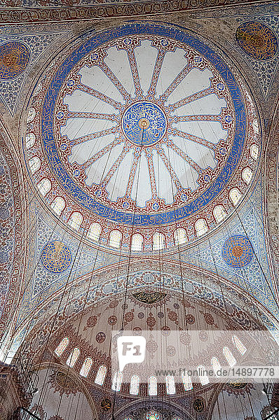 Asien  Türkei  Istanbul  Sultan Hamet Camii  Blaue Moschee