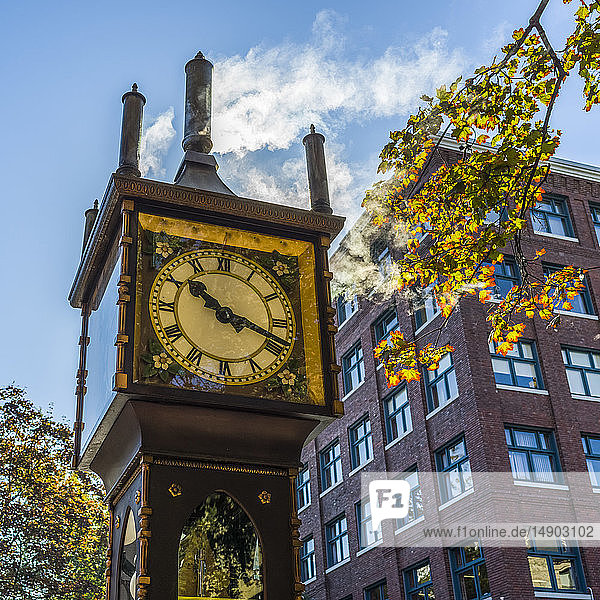 Gastown steam clock; Vancouver British Columbia Canada