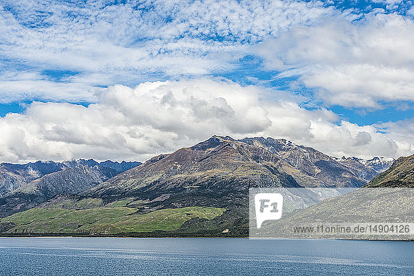 Beautiful Lake Wakatipu near Queenstown; South Island New Zealand