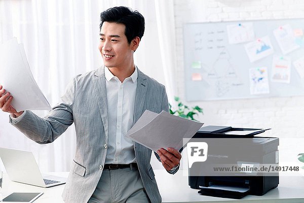 Youth business men in the office