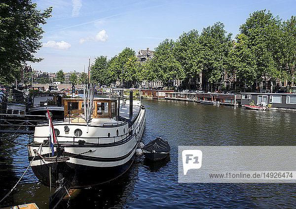 Hausboot in Amsterdam  Niederlande