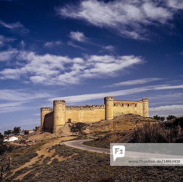 The Castle of Maqueda. (Toledo) Spain.Maqueda is located in the comarca of Torrijos. The town is best known for its remarkably well-preserved castle  the Castillo de la Vela.
