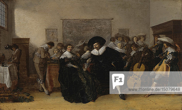Eine musikalische Gesellschaft  1632. Schöpfer: Palamedesz  Anthonie (1601-1673).