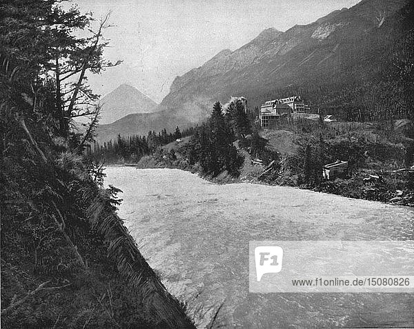 Bow River Rapids  Banff  Nordwest-Territorien  Kanada  um 1900. Schöpfer: Unbekannt.