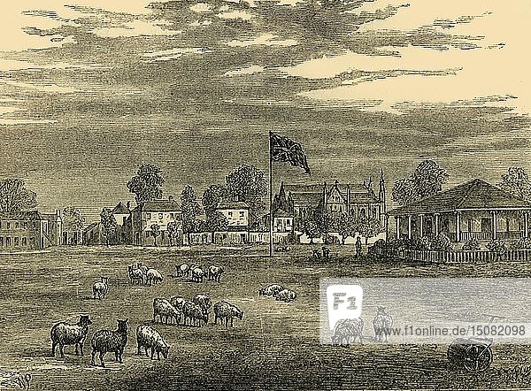 Lord's Ground im Jahr 1837   (um 1876). Schöpfer: Unbekannt.