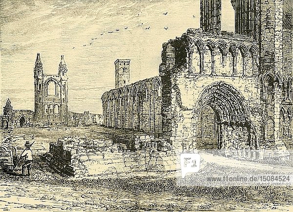 'Ruins of the Cathedral  St. Andrews'  1890. Creator: Unknown.