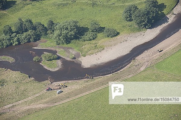 River Ure restoration near Jervaulx Abbey  North Yorkshire  2014. Creator: Historic England Staff Photographer.