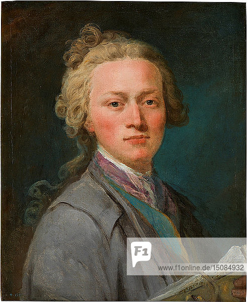 Porträt des Komponisten André Ernest Modeste Grétry (1741-1813)  zweite Hälfte des 18. Schöpfer: Anonym.